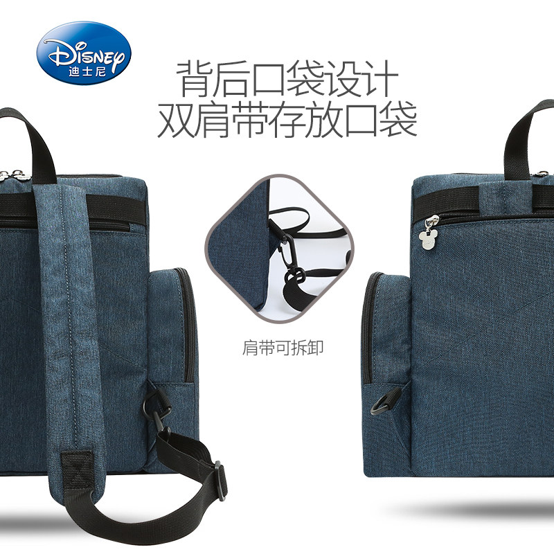 迪士尼妈咪包宝宝餐椅包手提双肩包 爱德优母婴妈咪包/袋