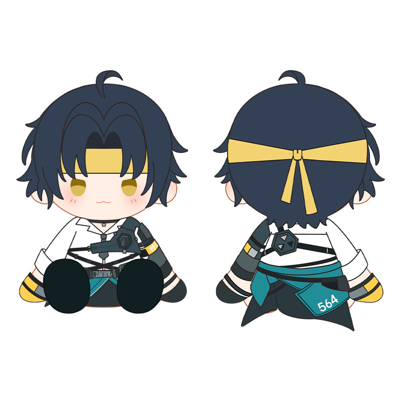 绝区玩偶浅羽悠真周边坐姿棉花娃娃抱枕对空六课礼物娃高约40cm,淘宝优惠券,粉丝福利购,淘宝优惠卷