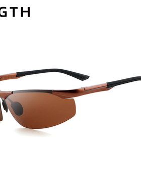LIGTH铝镁墨镜男偏光遮阳太阳镜