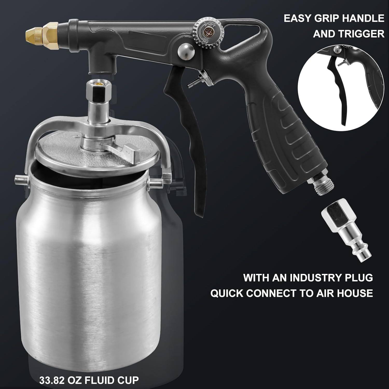 汽车底盘装甲喷枪Do-15 底盘装甲防锈漆颗粒胶可调气动喷枪,淘宝优惠券,粉丝福利购,淘宝优惠卷