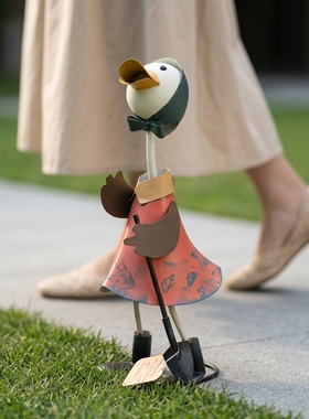 卡通毛线钩针动物造型摆件