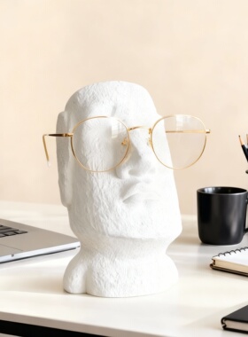 现代简约创意人头桌面装饰摆件