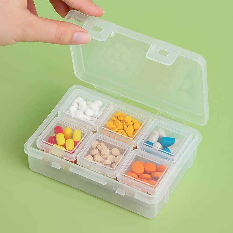 药盒便携超小号迷你单个随身密封盒药片药丸分装盒药品分药盒