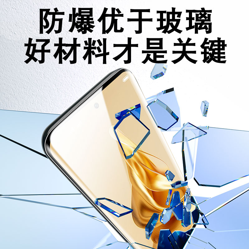 [秒解锁]适用opporeno6Pro手机膜reno10陶瓷findx6钢化11oppo曲面oppofindx5新款opporone9防窥膜reon3por十4-图3