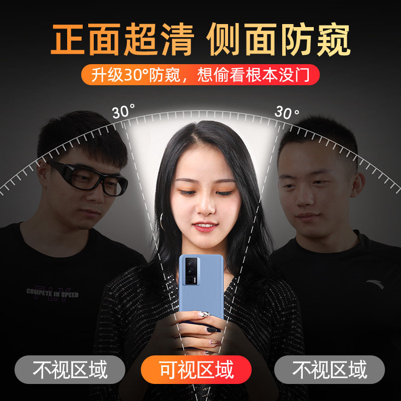 适用红米k60防窥膜k50pro手机redmik60ultra防窥k70钢化k40至尊k30por9c十k20电竞版s增强e小米11青春10贴13r - 图1