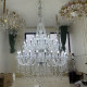 European style duplex floor crystal chandelier
