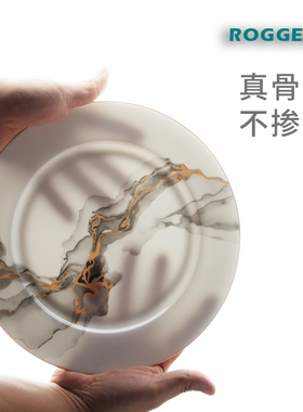 洛戈骨瓷盘定制图案照片盘子定做纪念陶瓷盘礼品装饰摆件活动礼品