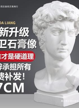 素描模型石膏像马赛石膏头像写生塑头像美术几何体石膏像