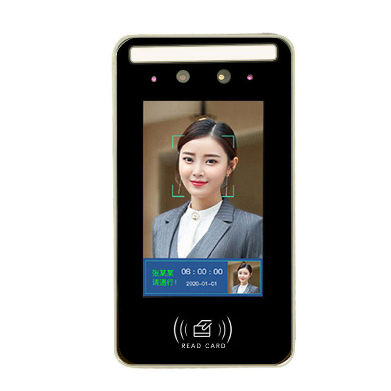 Face recognition access control all-in-one password swipe card waterproof IP65 recognition attendance access control machine 5-inch dynamic