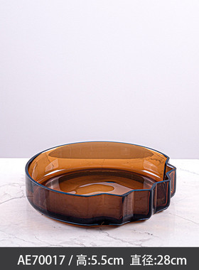 现代轻奢玻璃花瓶 创意艺术花器摆件插干花水培餐桌摆件批发ins风