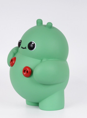 热销现代创意客厅可爱怪兽树脂摆件工艺品雕塑创意儿童房纯色软装