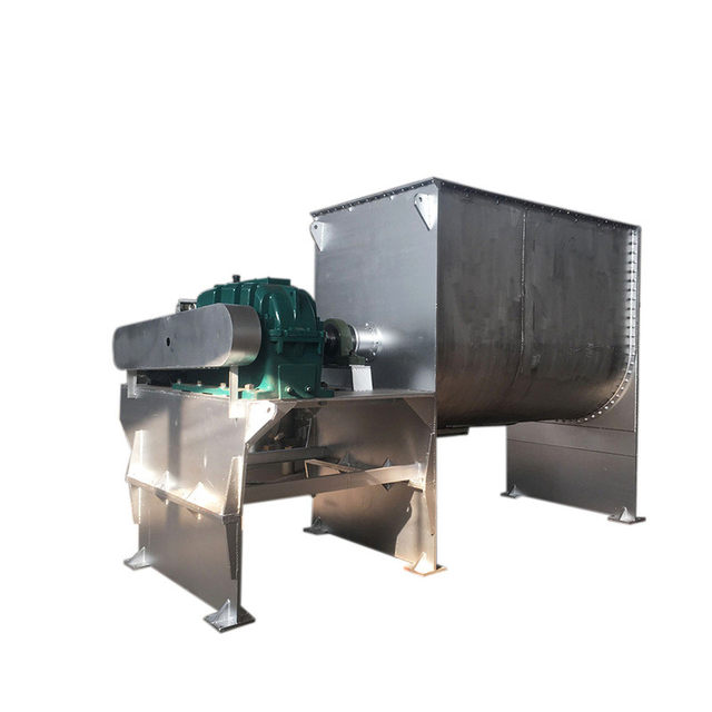Manufacturer Wholesale Horizontal Mixer Dry Powder Mortar Putty Mixer Stainless Steel Double-Screw Blender Mixer