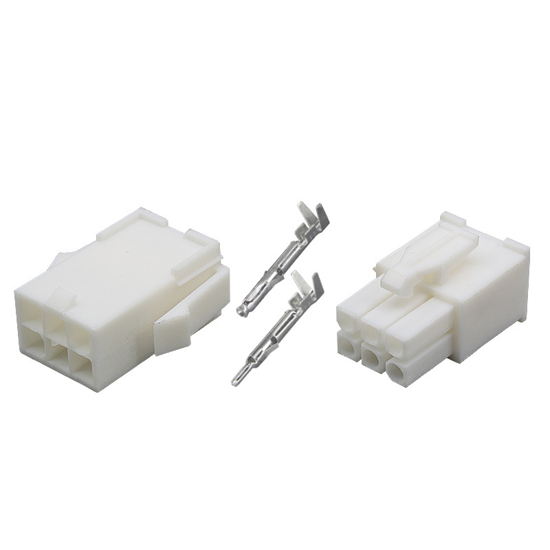 4145连接器接插件插头对插接线端子电线接头伺服电机端子塑壳6孔 - 图3