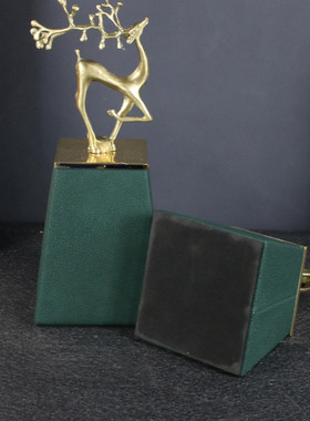 热销创意家居客厅现代饰品玄关梅花鹿摆件酒柜装饰轻奢摆件现货