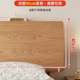 Fully solid wood bed 1m 8 double bed household bedroom simple modern oak bed 1.5 apartment single bed frame 2m