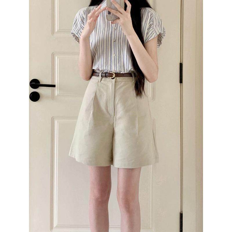 女夏薄款胖妹妹mm宽松显瘦阔腿五分中裤梨形身材,淘宝优惠券,粉丝福利购,淘宝优惠卷