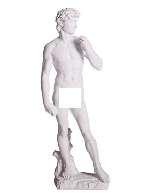 艺术人物工艺品雕像创意仿石膏人体雕像大卫素描画室装饰品