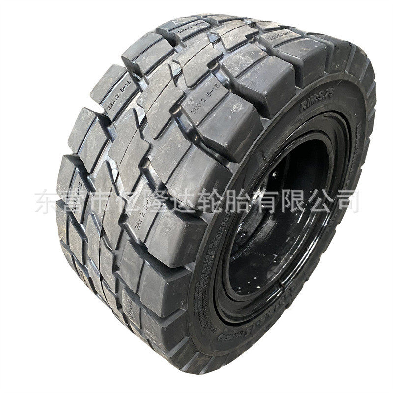 热销矿井运输车28*12.5-15实心轮胎355/45-15冷库填充轮胎支架搬,淘宝优惠券,粉丝福利购,淘宝优惠卷