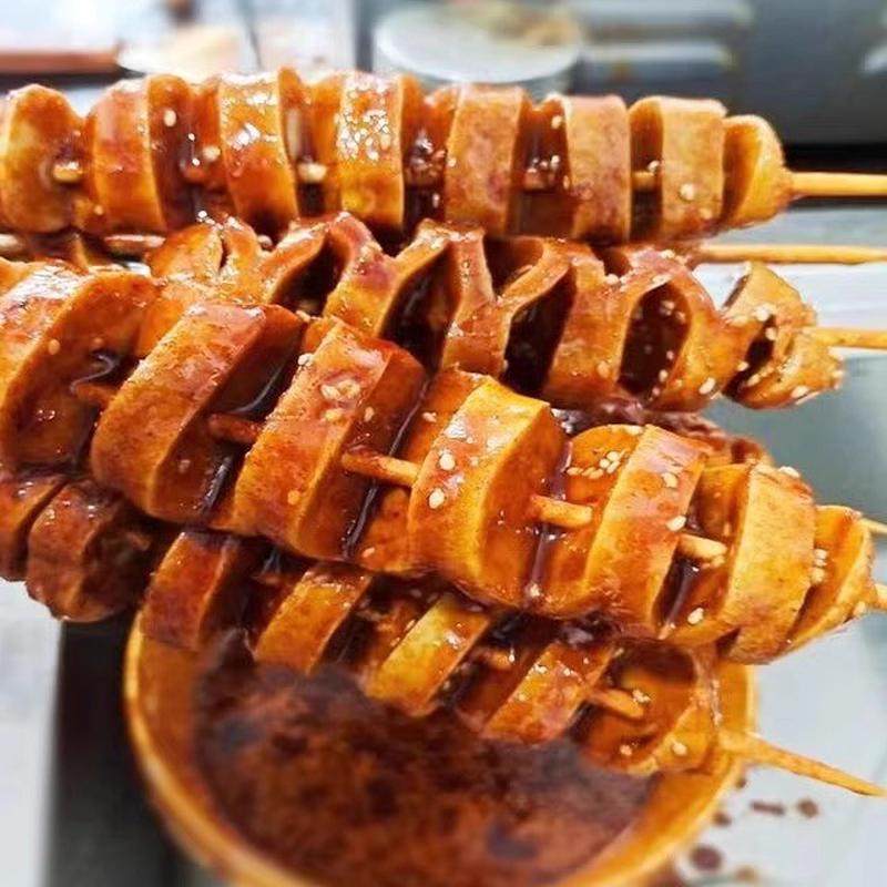 速发上都整箱(原味)面筋串烧烤油炸半成品面制品小吃商用,淘宝优惠券,粉丝福利购,淘宝优惠卷