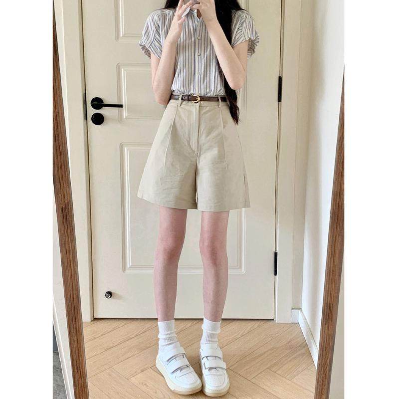 女夏薄款胖妹妹mm宽松显瘦阔腿五分中裤梨形身材,淘宝优惠券,粉丝福利购,淘宝优惠卷