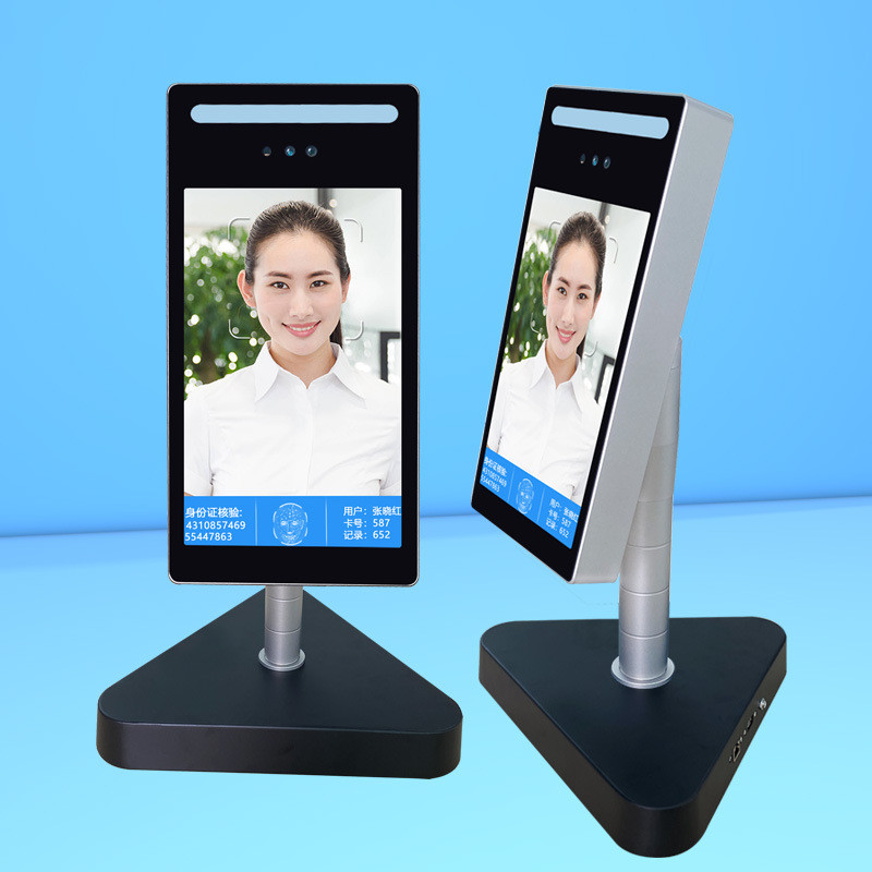Hot-selling smart ID card access control machine verification 8-inch face recognition attendance clock all-in-one machine visitor machine facial recognition