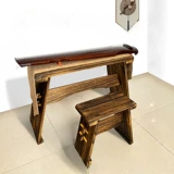 Новый китайский стиль, гуцинь из обожженного дерева павловнии, пианино, стол гуцинь, табурет из дерева павловнии, резонансная коробка, съемный портативный антикварный стол и стулья