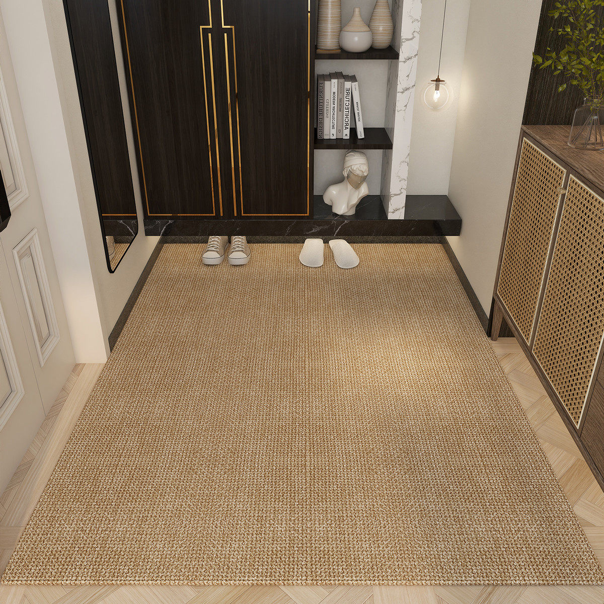 入户门地垫仿剑麻防滑门垫进门大门口玄关客厅地毯脚垫进门可裁剪,淘宝优惠券,粉丝福利购,淘宝优惠卷