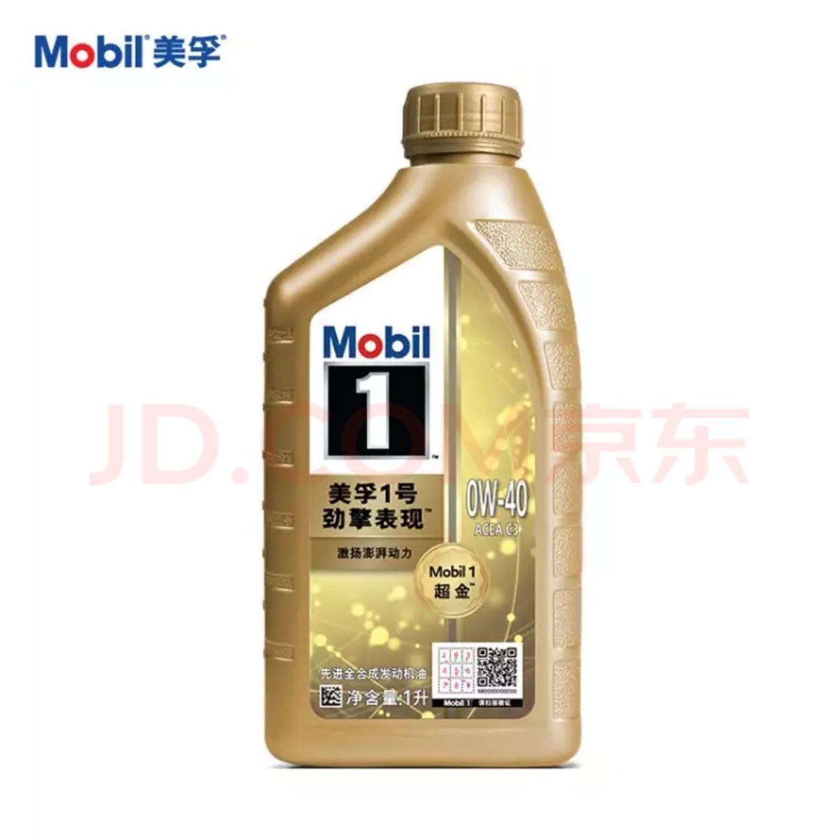 超金美 ?孚1号劲擎表现0W-40全合成发动机油API SN PLUS级4L - 图1