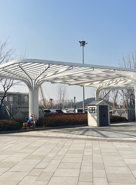 热销不锈钢异形凉亭雕塑大型户外铁艺廊长廊公园广场钢结构景观金