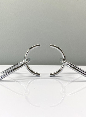 热销简约现代金属创意锁链书档u形几何拼接书靠书档样板间书房摆