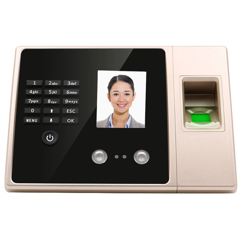 Attendance Machine Dong is FA02 facial recognition Chinese and English version of the work clock-in machine with power outage punch-in and swipe ID card