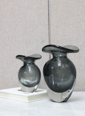 热销异形创意新中式琉璃花瓶摆件样板房电视柜客厅餐桌茶几家居装