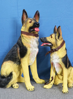 热销花园庭院现代树脂家居客厅动物模型装饰仿真大狼狗拉布拉多犬