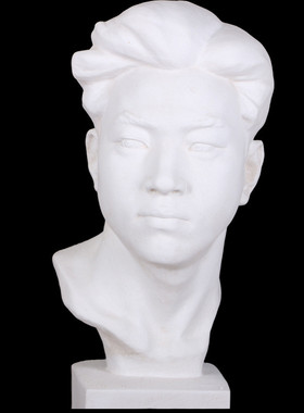 勃兰特美术石膏人物头像男青年素描石膏像中国青年静物写生美术室