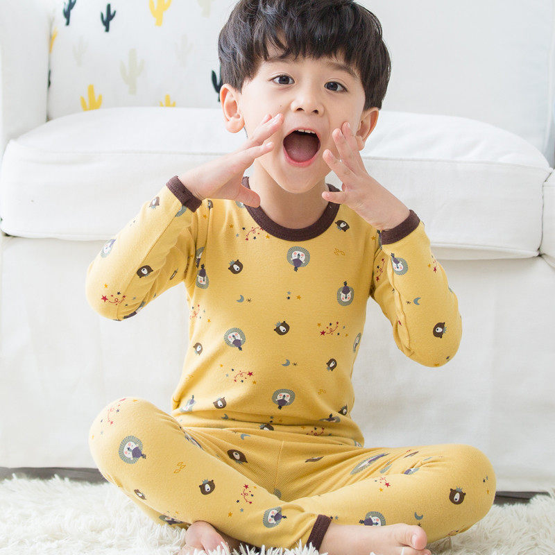 儿童内衣套装纯棉加厚保暖秋冬宝宝睡衣全棉毛衫男童秋衣秋裤,淘宝优惠券,粉丝福利购,淘宝优惠卷