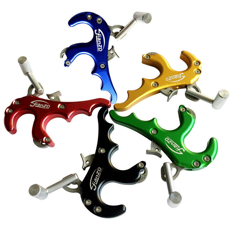 弓箭器材 复合弓撒放器 自动闭合四指握撒金属可旋转拉弦钳头批发,淘宝优惠券,粉丝福利购,淘宝优惠卷