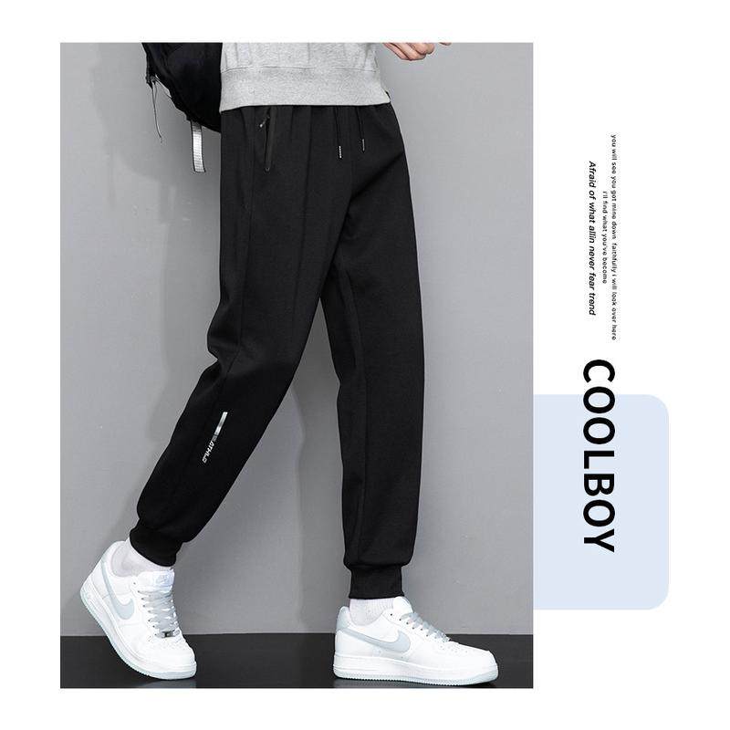 高个子加长版男裤春秋加绒加厚束脚190超长腿拉链口袋运动裤,淘宝优惠券,粉丝福利购,淘宝优惠卷