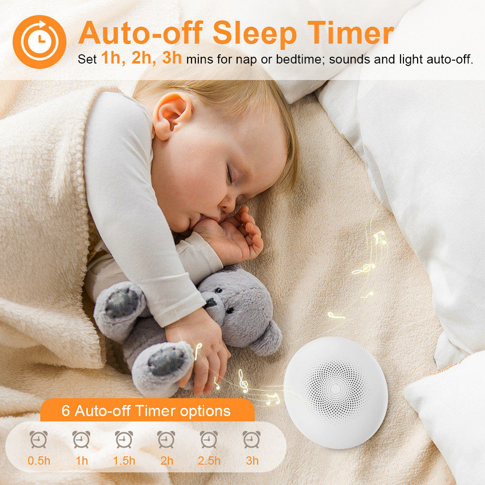 白噪音睡眠音箱迷你便携式可定时呼吸灯婴幼儿安抚入睡白噪音机,淘宝优惠券,粉丝福利购,淘宝优惠卷