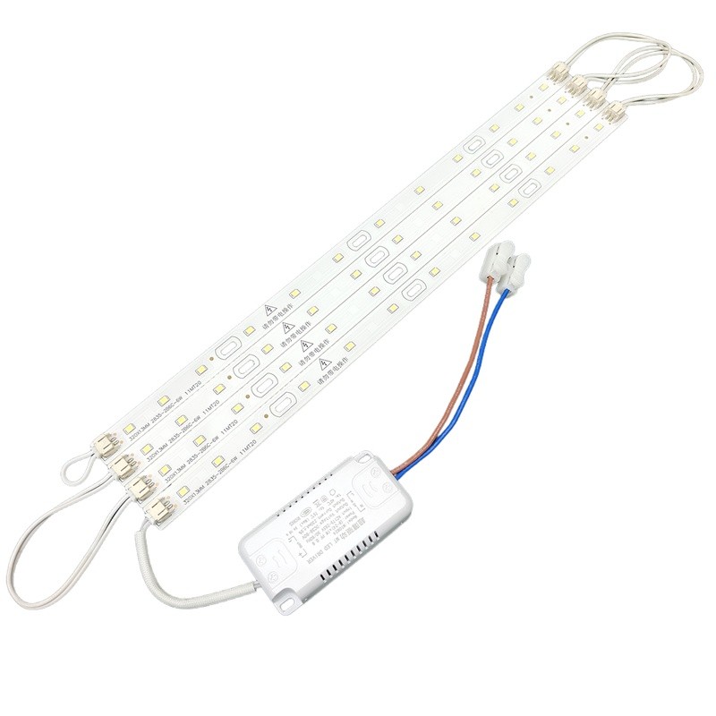 高亮LED灯板灯芯长条方形吸顶灯光源白光双色2835贴片led改造灯条 - 图3