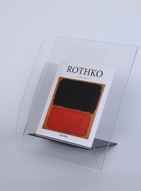 现代简约亚克力书架极简创意杂志架摆件售楼处样板房书房软装饰品