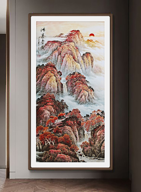 家庭玄关+风景+可定制+手工铜板