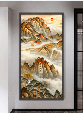 可定制+走廊+客厅+手工雕刻金线