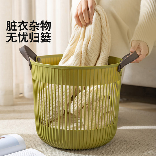 Cesta de ropa moderna para ama de casa, cesta de almacenamiento para el hogar, cubo de almacenamiento