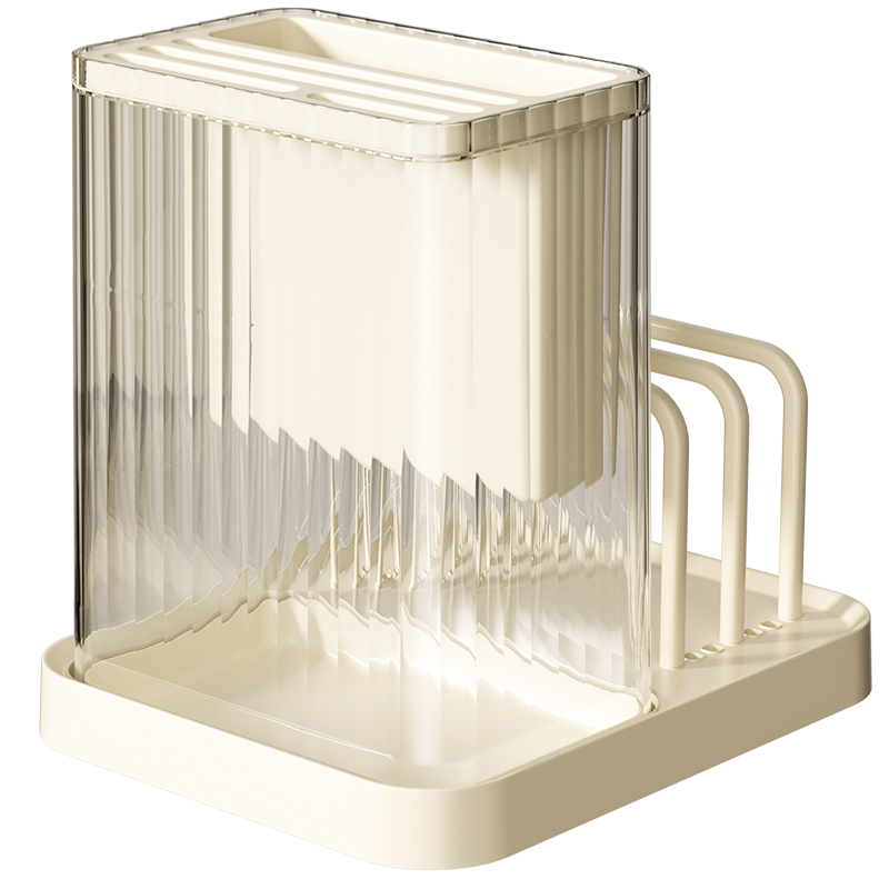 摩登主妇刀架置物架厨房多功能锅盖菜刀菜板架筷笼刀具一体收纳架