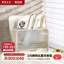 Morden Housewife Tool Holder Kitchen Kitchen Kitchen Kitchen Kitchen Kitchen Knife cutting board placement frame chopstick cylinder chopstick cage cutter integrated containing frame