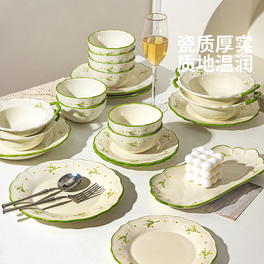 Moderne Hausfrauen unterglasurfarbene Schüsseln, Geschirr, Geschirr, Reisschüsseln aus Keramik