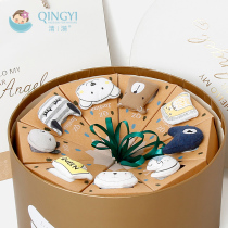 Baby Full Moon Gifts Baby Supplies Gift Boxes Newborn Children Cotton Socks Autumn Winter Creative Christmas Gifts