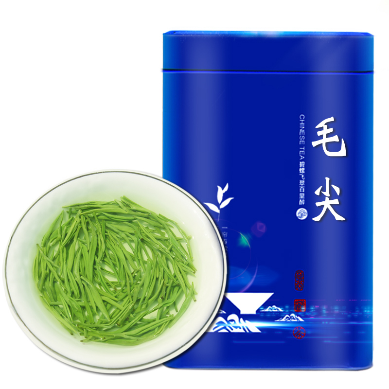 【品牌】2024新茶 绿茶毛尖茶叶信阳春茶嫩芽毛尖浓香型罐装半斤