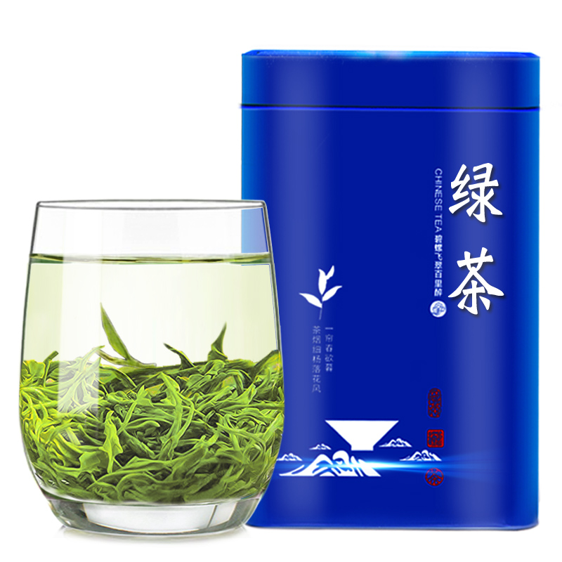 【品牌】绿茶2024新茶叶毛尖茶叶 高山云雾茶日照嫩芽罐装春茶1斤