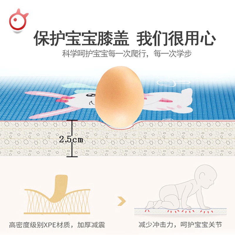 品高玩具旗舰店婴儿家用客厅宝宝爬行垫可定制儿童爬爬垫加厚无味xpe泡沫地垫子3